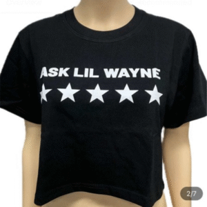 Ask Lil Wayne Crop Tee